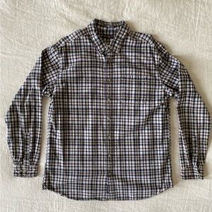 Eddie Bauer Long-Sleeve Flannel Shirt (plaid)